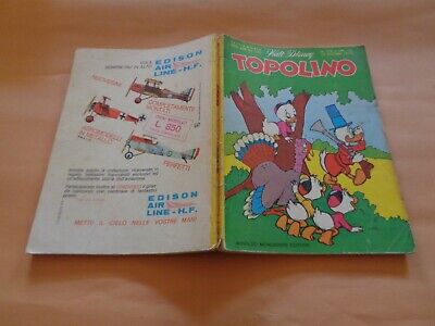 Topolino N° 778 Originale Mondadori Disney Buono 1970 Con Bollini