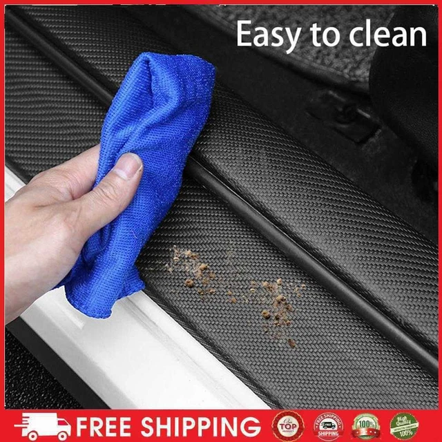 4pcs Car Sticker Anti Scratch Threshold Decal Protector Universal for Front Rear