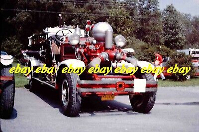 Fire Apparatus Slide Unknown NY Fire Dept Ahrens Fox Pumper in 1977 NY38