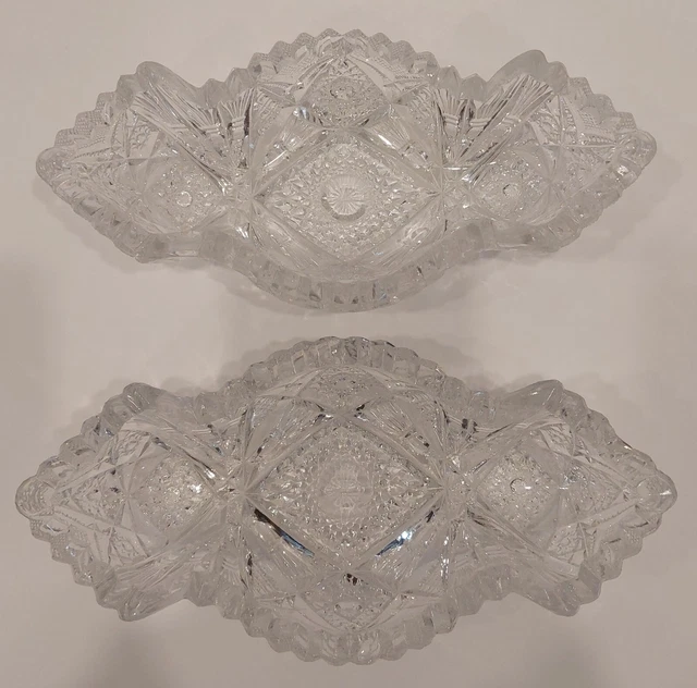 EAPG Imperial Glass Bowl NUCUT Candy Nut Relish Dish   Excellent Cnd.216