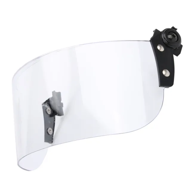 PC Transparent Anti Roit Rail Black Frame Flexible Shield Face Protection