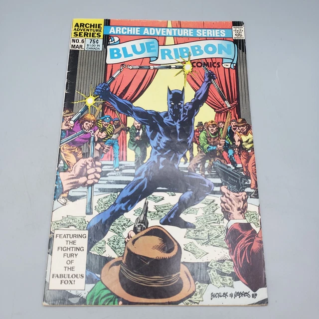 Blue Ribbon Comics Vol 2 #6 March 1984 Archie Adventure Series Comic Book