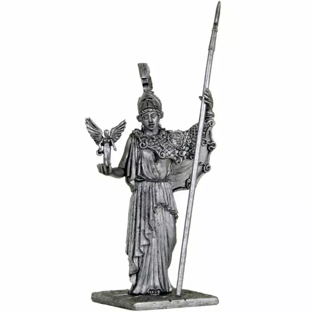 *Athena Promachos* Tin toy soldiers 54mm miniature figurine. metal sculpture