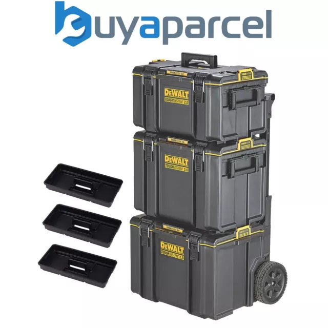 DEWALT TOUGHSYSTEM 2 DS450 Rolling Mobile Tool Storage Box Trolley
