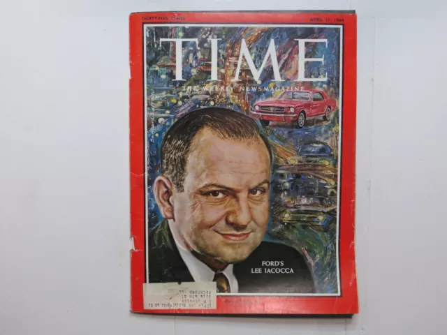 TIME magazine with Ford’s Lee Iacocca April 17, 1964 F3