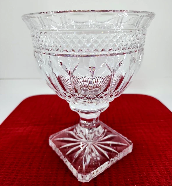 Godinger Shannon Crystal Pedestal Bowl Compote, Shannon Crystal  Vase Godinger