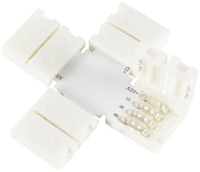 Lyyt 12mm RGB LED tape X connector - Pack of 5