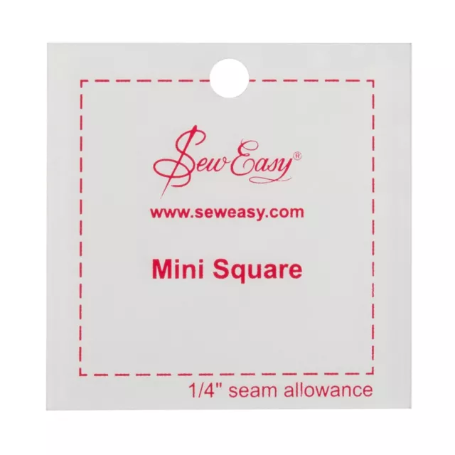 Sew Easy Mini Square Quilting/Patchwork Template 2.5 X 2.5in