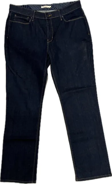 Levis 525 Perfect Waist Jeans Womens Size 16 Straight Denim