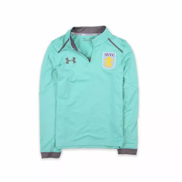 Under Armour Kinder Longsleeve Langarm Gr.127 Aston Villa Loose ColdGear 98103