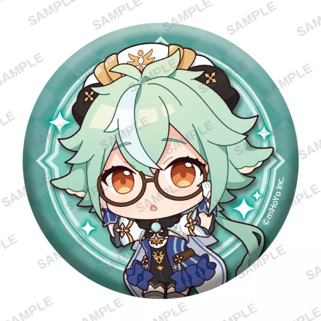 Genshin Impact Capsule Badge Volume 01 Button: Sucrose