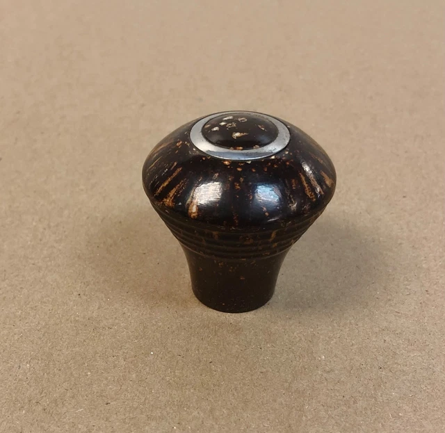 Vintage NOS Brown Bakelite Gear Shift / Shifter Knob