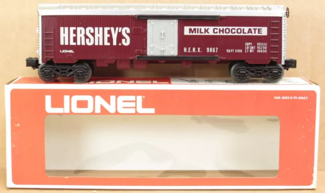 Lionel 6-9867 Hershey's Billboard Reefer Freight Car O-Gauge LNIB