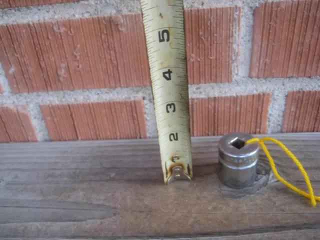 1950s Vintage 3/8" Drive x 7/8" Size INDESTRO SUPER *** Socket 2728 & 12 Pt USA