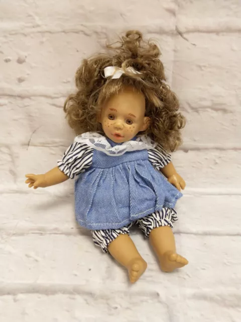 Soft Body Doll With Curly Brown Hair and Freckles    (BF)