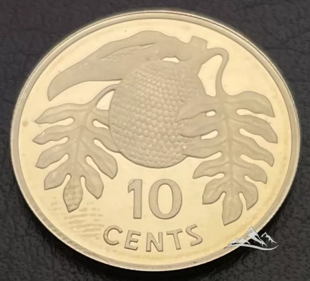 Kiribati Gilbert Islands 10 cents coin 1979 Proof. KM #4. Bread fruit. Plants