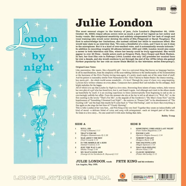 Julie London London By Night (Vinyl) 3