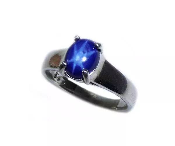 1 ¾ CT Étoile Sapphire Ancien 19thC + Bague Rome Perse Sorcery Oracle Prophet