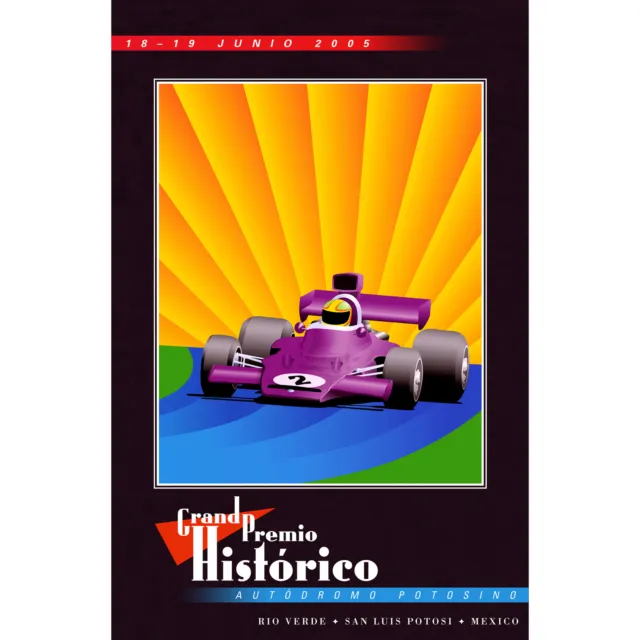 Grand Prix Autodrome Potosino 2005 Mexico Racing XL Wall Art Canvas Print