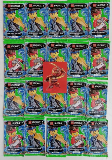 Lego Ninjago TCG Serie 7 Next Level - 20 Booster = 100 Karten und Aufkleber Kai