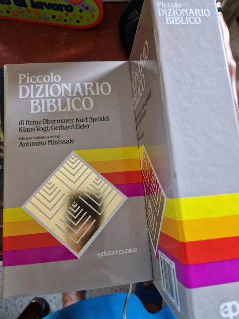 Piccolo Dizionario Biblico Nuovo Mai Sfogliato