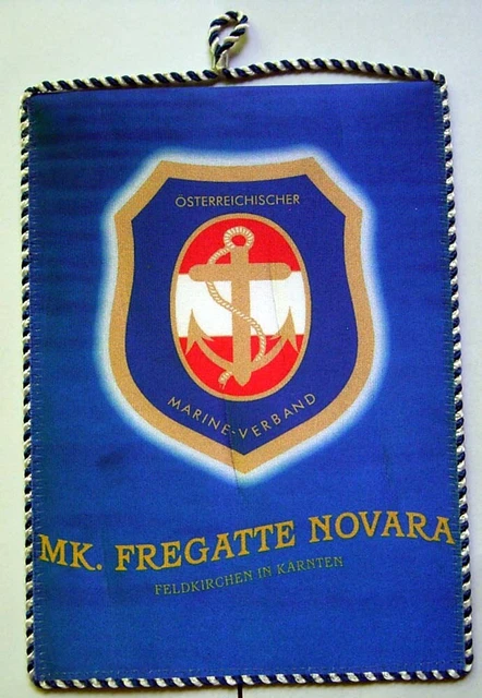 Wimpel Österreichischer Marine Verband MK. Fregatte Novara Feldkirch Kärnte (KI)