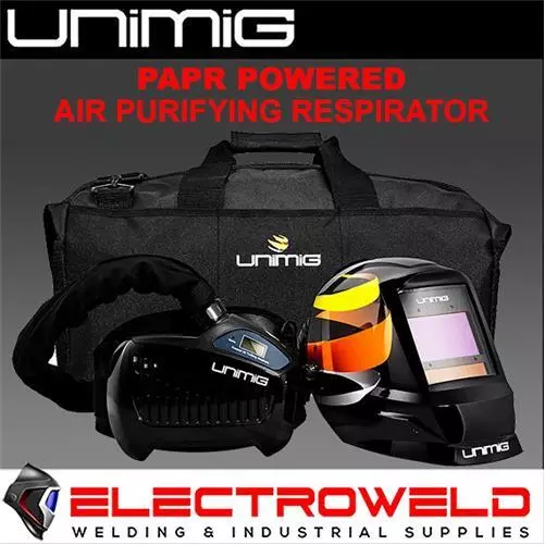 UNIMIG Powered Air Purifying Welding Helmet Respirator Filter Mig Tig PAPR P1004