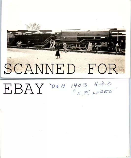 Delaware & Hudson #1403 L. F. Loree VINTAGE RAILROAD PHOTO