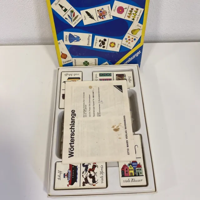 Wörterschlange 1973 - Ravensburger - 60550077 - Domino aus den 70er -NEU und OVP 2