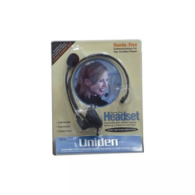 Uniden Lightweight Hands-Free Headset w/ 2.5mm Jack for Uniden Cordless Phones