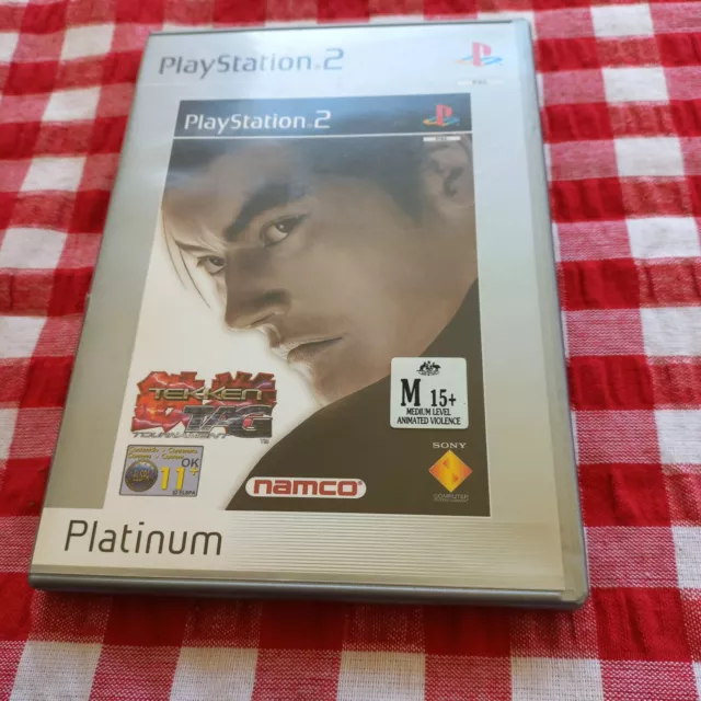 😇 Tekken Tag Tournament  Sony PlayStation 2 PS2 with manual M15+ no memory card