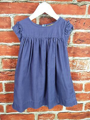 Girls Mini Boden Age 3-4 Years Corduroy A-Line Pinafore Dress Short Sleeve 104Cm