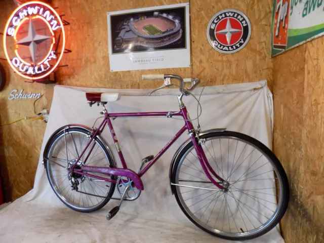 1965 SCHWINN COLLEGIATE 5 Speed Sprint Bicycle Corvette Purple Violet Varsity S5 224.95 PicClick