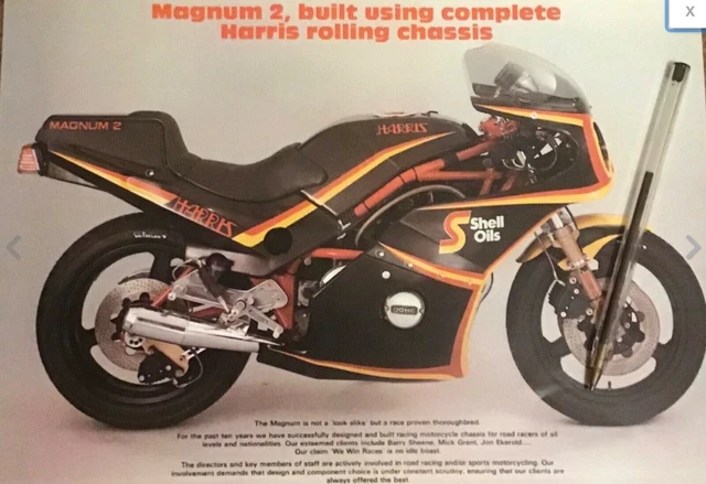 Характеристики мотоцикла Harris Magnum 3 1984