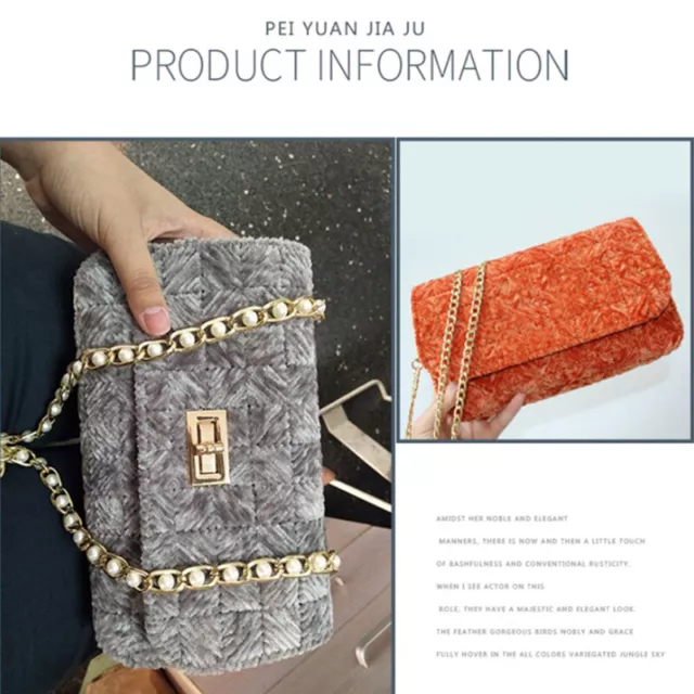 Auxiliary Knitting & Weaving Plastic Mesh Sheet Chenille Gold Velvet Diy B$g