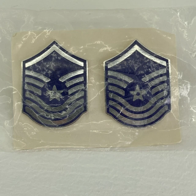 USAF STEEL PIN SMSgt Rank Insignia Pre1991 Senior Master Sergeant