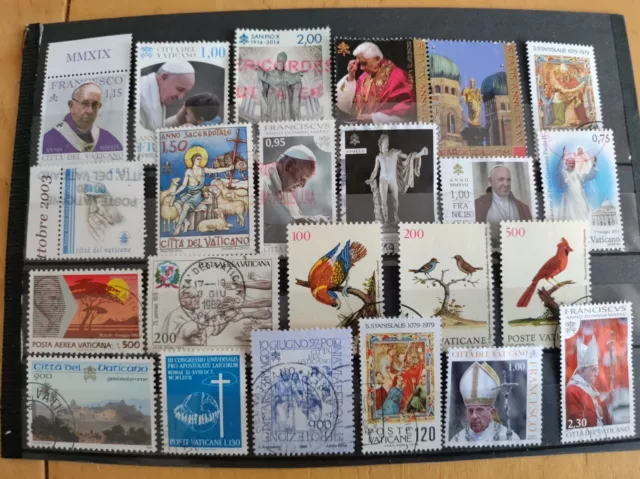 Vatikan schönes Lot nur sauber gestempelte Briefmarken