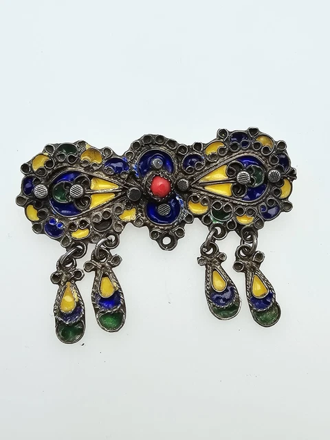 Broche Ancienne Cygne Argent Massif 925 - Marcassite Art Déco
