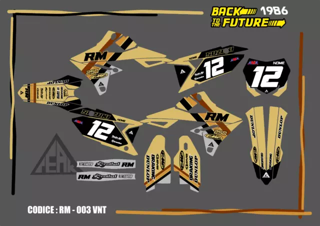 Grafiche Per Suzuki Rm Rmz 125 - 250 - 450 Rm 003Vnt