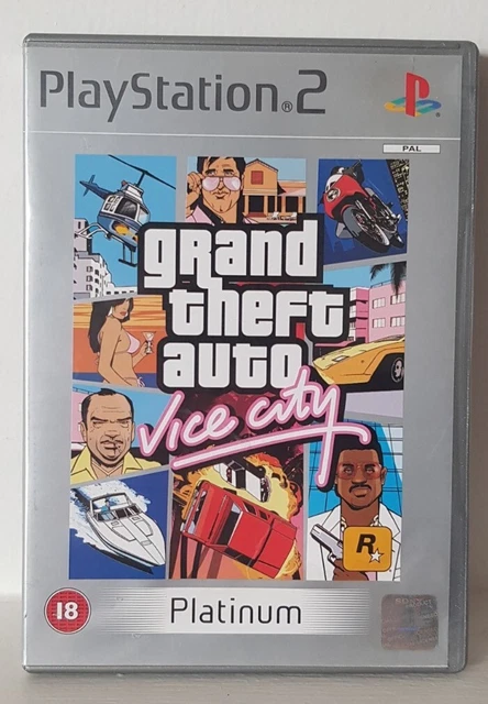 Grand Theft Auto: Vice City Platinum Edition (Sony PlayStation 2, 2004)