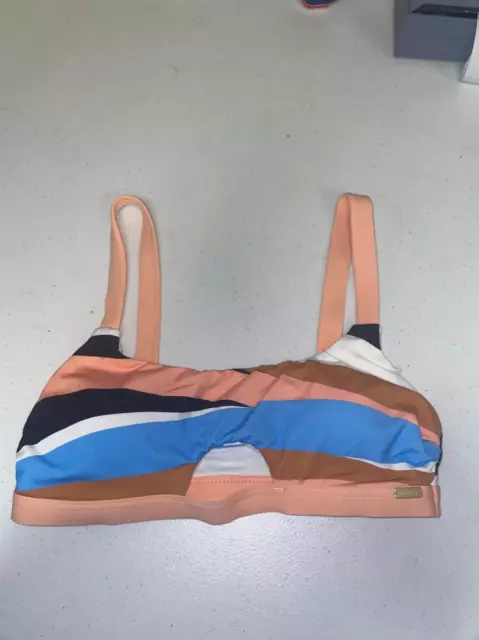 Roxy Womens Cut-Out Bikini Top Size Small NWOT