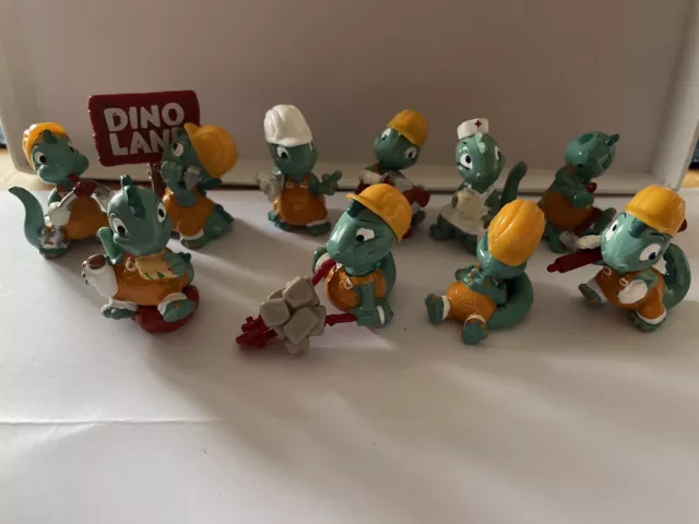 Ü-Eier Überraschungseier Kinder 10 Figuren Die Dapsy Dinos 1995