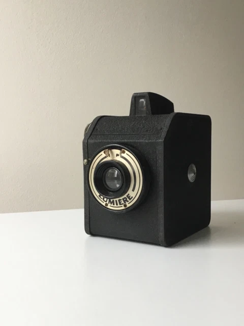 Peu courante Box Lumiere  LUX BOX 1933 Obj: NACOR 1:6,5/105mm, 6×9 film 120 + Bouchon