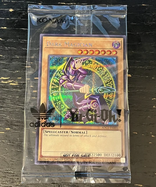 Yu-Gi-Oh Adidas Dark Magician Promo ADC1-EN001 MINT Factory Sealed Yugioh Card