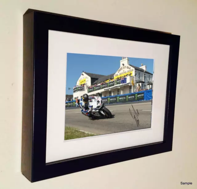 Ltd Edition Signed Guy Martin 2014 Isle Man TT Autographed Photograph Picture 3