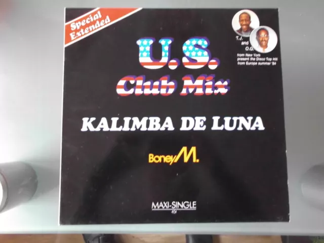 Boney M.  U.S. Club Mix Kalimba De Luna  Maxi Single