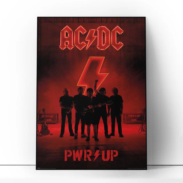 AC/DC PWR UP TOUR 2024 Poster For AC/DC Fans Heavy Metal Hard Rock ...