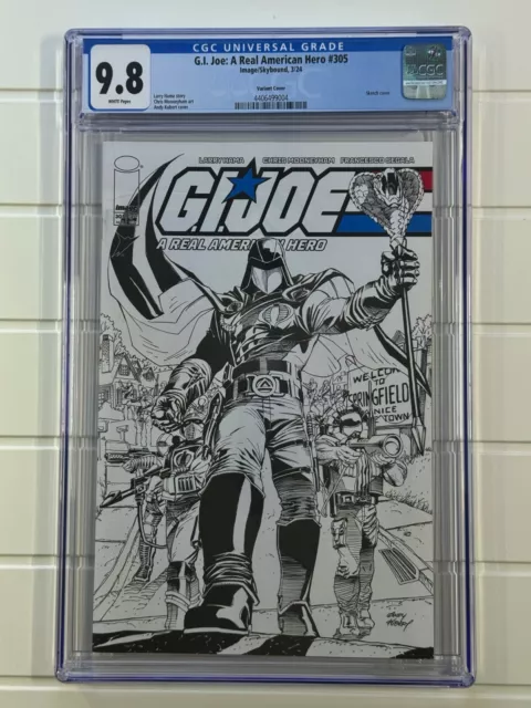 G.I Joe A Real American Hero #305 2024 Image Andy Kubert Sketch Variant CGC 9.8
