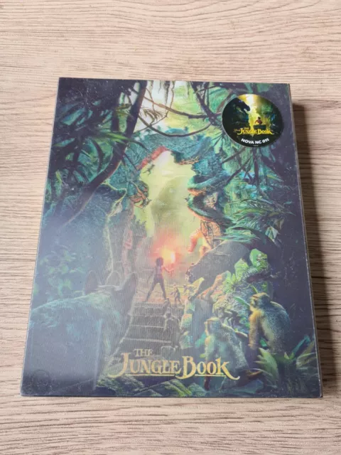The Jungle Book Lenticular Novamedia Steelbook Blu ray NEW ( NEUF SOUS BLISTER )