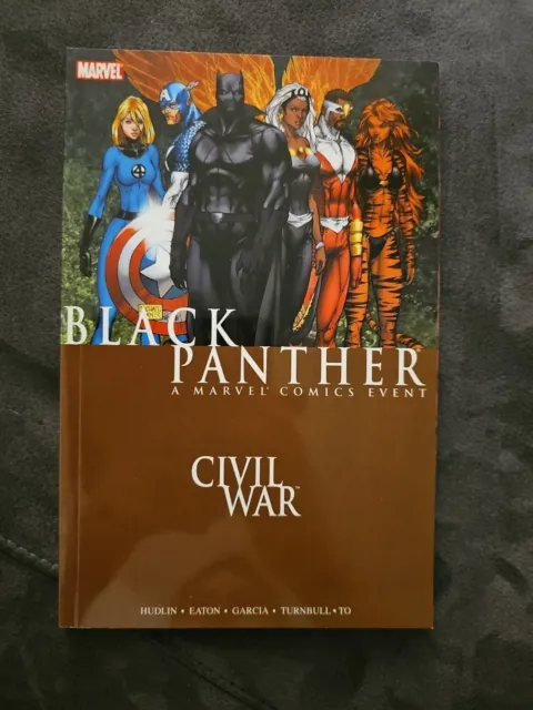 Black Panther Civil War TPB Marvel 2007 Hudlin Eaton Graphic Novel Trade Paperba